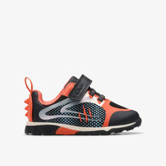Steggy 2 Fly Toddler Black / Orange | Clarks outlet - Kids