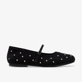 Livia Stud Black Suede | Clarks for sale - Women