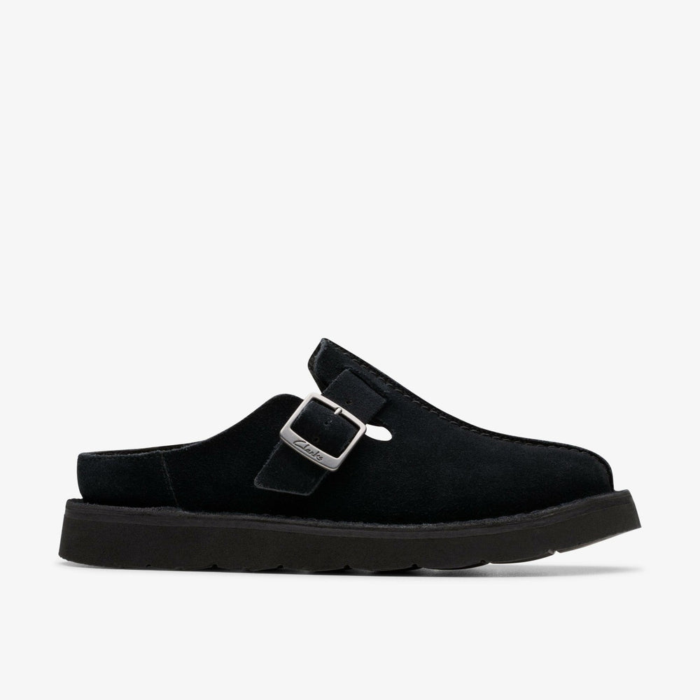 Solsbury Mule Black Suede | Clarks Sale - Women