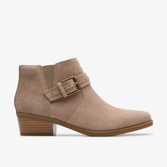Danyelle Wish Light Taupe Suede | Clarks outlet - Women