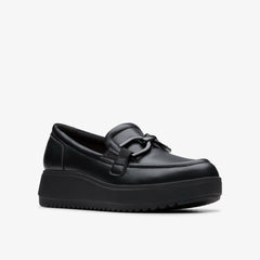 Zylah Top Black Leather | Clarks online - Women
