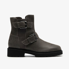 Lauryl Bay Dark Grey Leather | Clarks online - Women