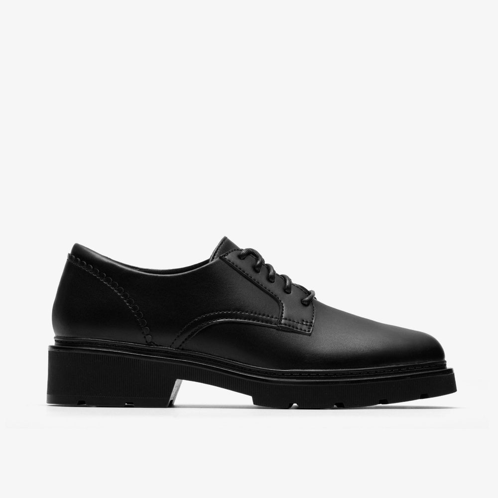 Lauryl Lace Black Leather | Clarks online - Women