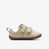 Roamer Wish Toddler Off White Print | Clarks on Sale - Kids