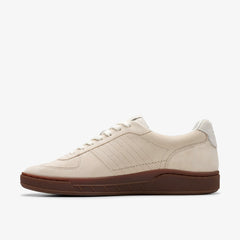 Craft Rally Ace Off White Suede | Clarks outlet - Men