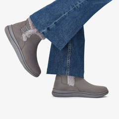 Brinkley Fur Dark Grey Combination | Clarks Sale - Women