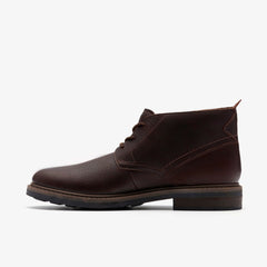 Newford Mid Waterproof Brown Warmlined Leather | Clarks Sale - Men