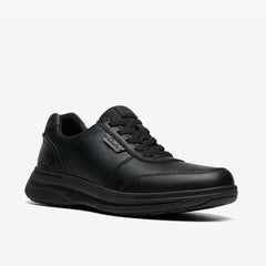 Craftwell Lace Black Leather | Clarks outlet - Men