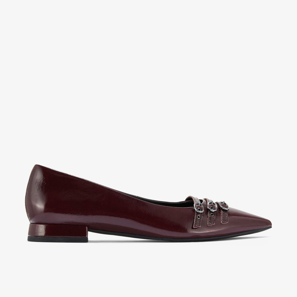 Sensa 15 Strap Burgundy Patent | Clarks Sale - Women