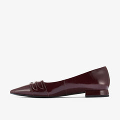 Sensa 15 Strap Burgundy Patent | Clarks Sale - Women
