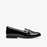 Finja Loafer Older Black Patent | Clarks discount - Kids