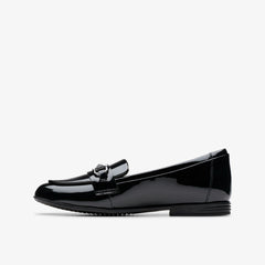 Finja Loafer Older Black Patent | Clarks discount - Kids