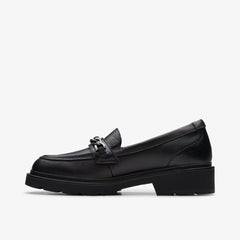 Eris Edge Youth Black Leather | Clarks for sale - Kids