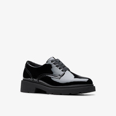 Eris Pure Youth Black Patent | Clarks Sale - Kids