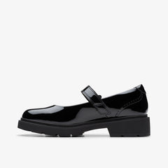 Eris Jane Youth Black Patent | Clarks discount - Kids