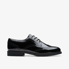 Tapa Pure Youth Black Patent | Clarks Sale - Kids