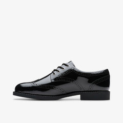 Tapa Pure Youth Black Patent | Clarks Sale - Kids