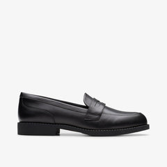 Tapa Edge Youth Black Leather | Clarks for sale - Kids