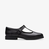 Tapa Hope Youth Black Leather | Clarks on Sale - Kids