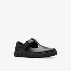 Cove Hope Kid Black Leather | Clarks for sale - Kids