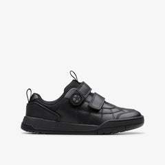 Laser Cross Kid Black Leather | Clarks outlet - Kids