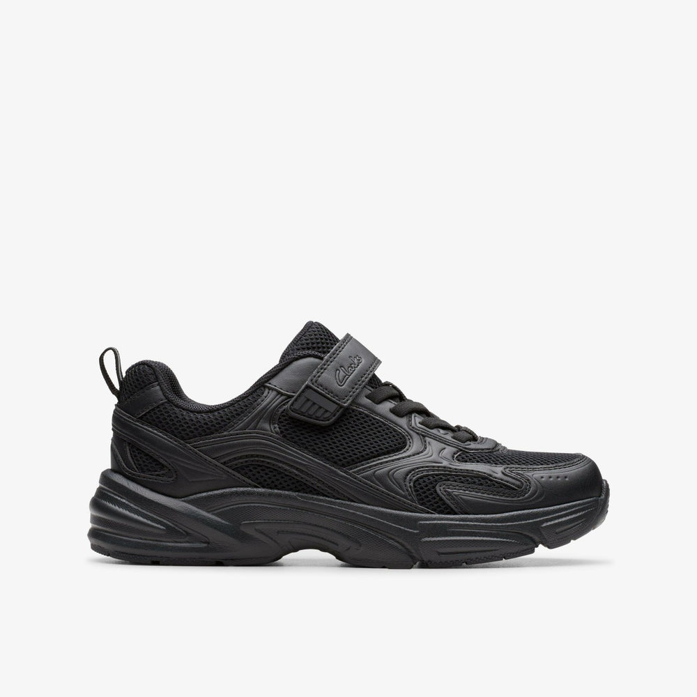 Crafton Move Kid Black | Clarks outlet - Kids