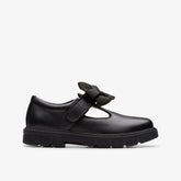 Lorcam Hope Kid Black Leather | Clarks on Sale - Kids