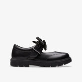 Lorcam Jane Kid Black Leather | Clarks for sale - Kids