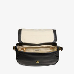 Utility Saddle Black Leather | Clarks on Sale - Women