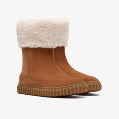 Cove Snug Kid Tan Suede | Clarks discount - Kids