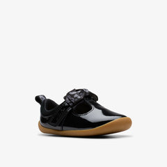 Roamer Trim Toddler Black Patent | Clarks online - Kids