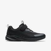 Deyes Dash Youth Black / Black | Clarks discount - Kids