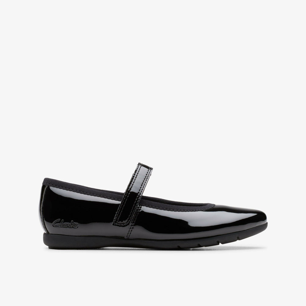 Dance Wish Kid Black Patent | Clarks Sale - Kids