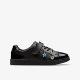 Disco Charm Kid Black Leather | Clarks on Sale - Kids