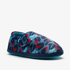 Fluffy Snug Kid Blue Camo Combination | Clarks discount - Kids