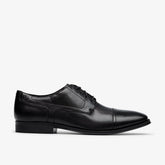 Paulton Cap Black Leather | Clarks online - Men