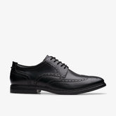 Banbury Tip Black Leather | Clarks Sale - Men