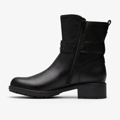Hearth Buckle Black Leather | Clarks Sale - Women