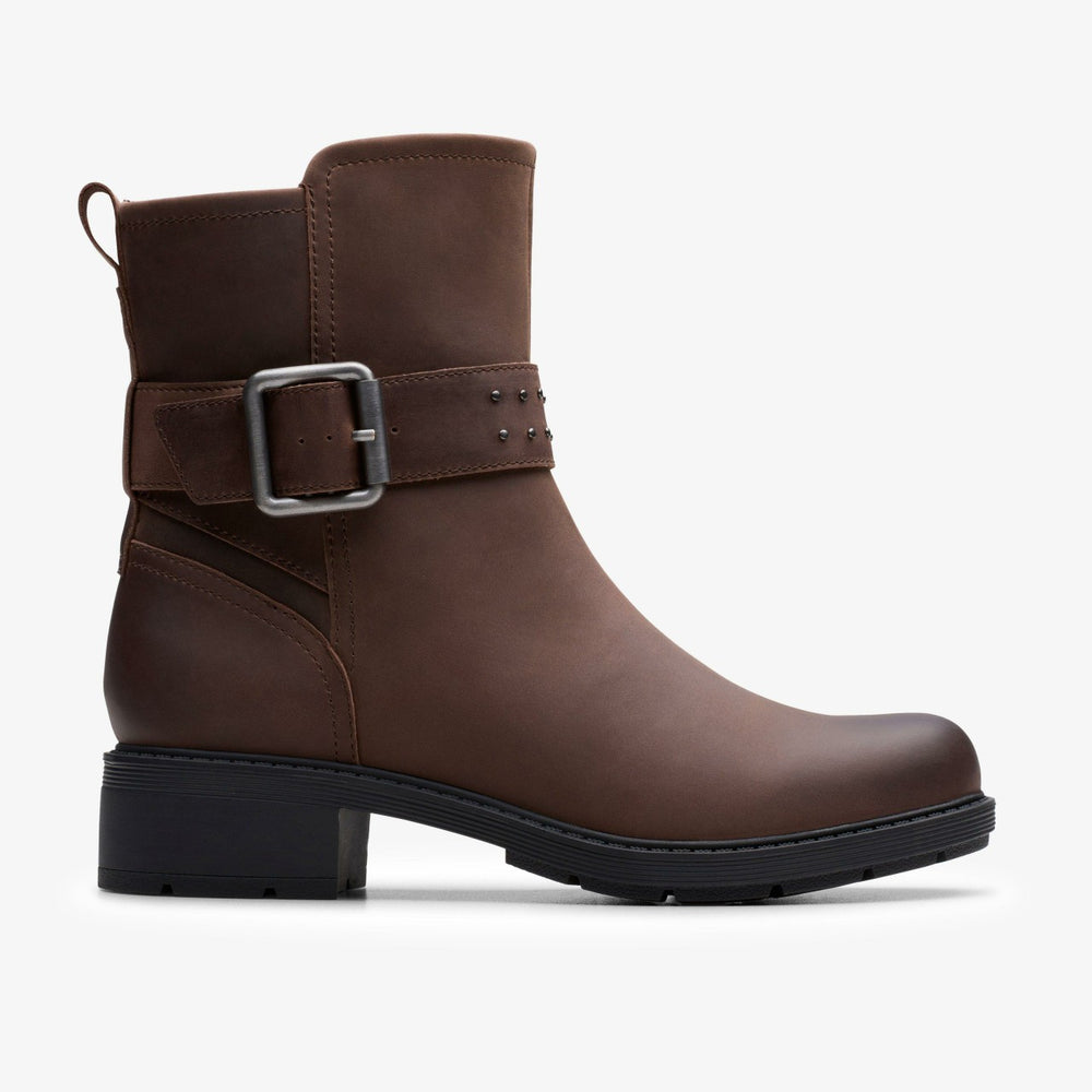 Hearth Buckle Dark Brown | Clarks outlet - Women