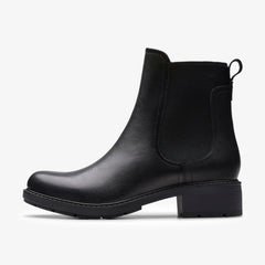 Hearth Top Black Leather | Clarks Sale - Women