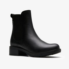 Hearth Top Black Leather | Clarks Sale - Women