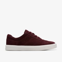 Makea Court Burgundy Suede | Clarks online - Women