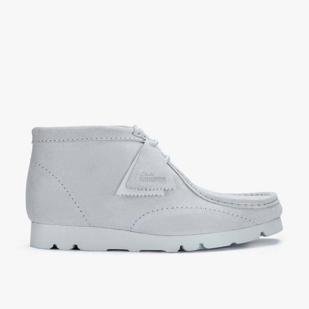 Wallabee Boot PAF Grey / Blue | Clarks on Sale - Men
