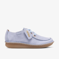 Funny Dream Light Blue Suede | Clarks for sale - Women