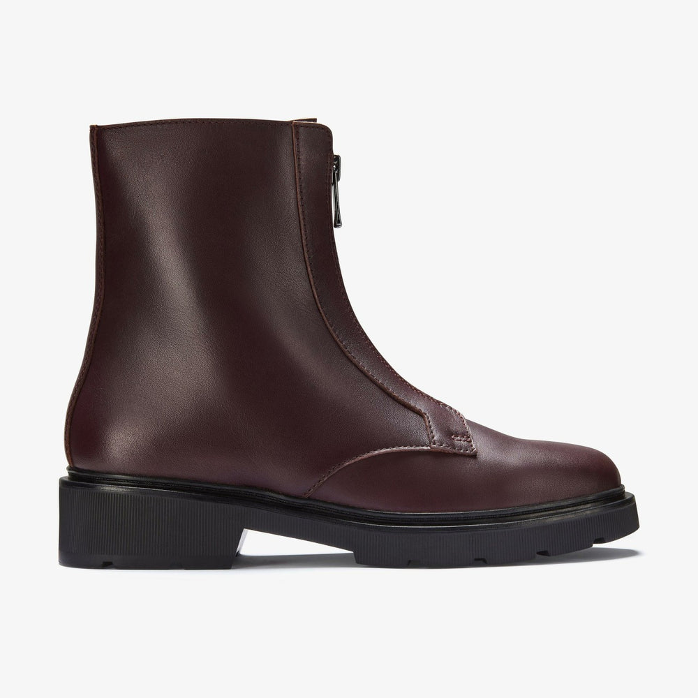 Lauryl Zip Merlot Leather | Clarks on Sale - Women