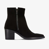 Jesse Zip Black Suede | Clarks outlet - Women