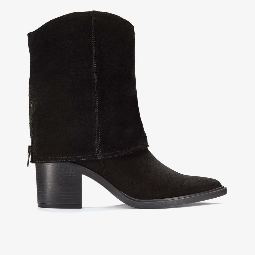 Jesse Mid Black Suede | Clarks online - Women