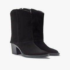 Jesse Mid Black Suede | Clarks online - Women