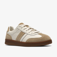 Seco Speed White Combination Leather | Clarks outlet - Women