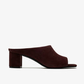 Siray Mule Dark Brown Suede | Clarks on Sale - Women